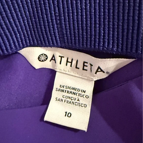 Athleta NWT Sizes 10 & 4 Amazing Pretty Purple Women's Skinny Sport Pants (0561) - Picture 12 of 14